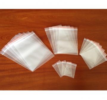 Zipper plastic bag