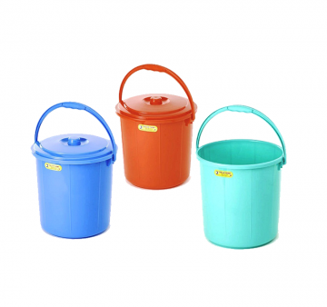 16,18,20 plastic bucket with cover