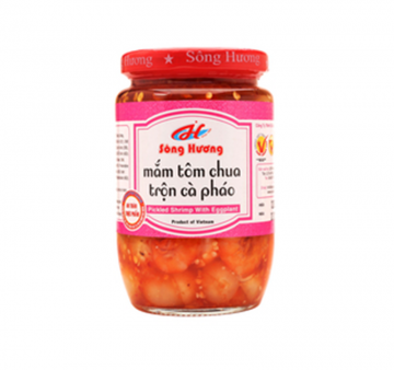 Shrimp paste gboma eggplant